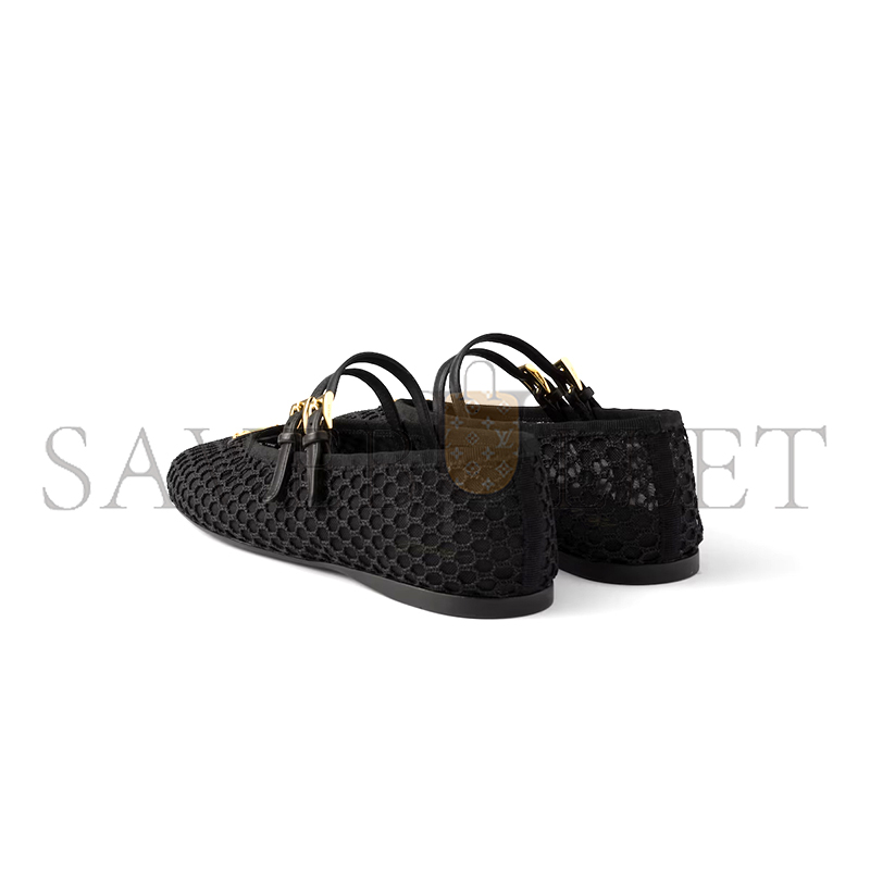 Pra*a mesh fabric ballerinas 1f915n