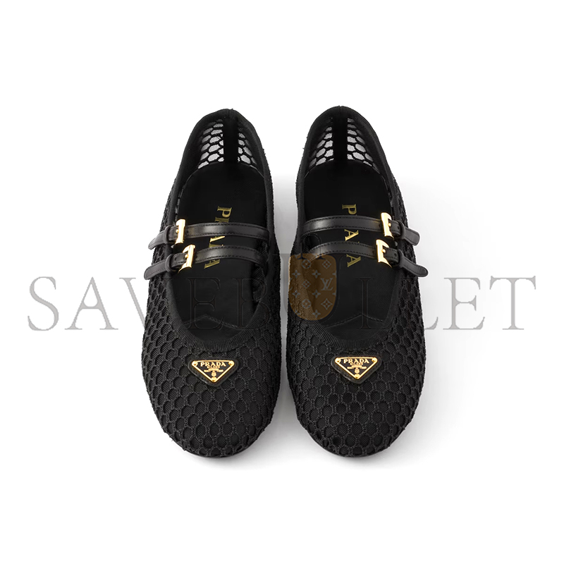 Pra*a mesh fabric ballerinas 1f915n