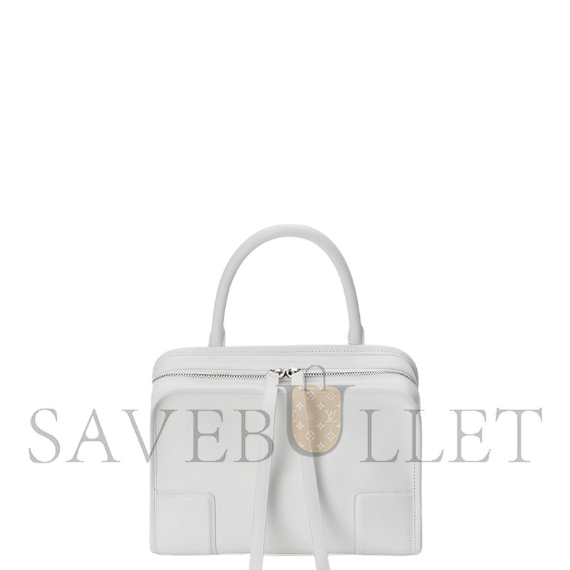 L0ew* small amazona 180 bag in soft calfskin white a039as0x01 (24.5*18.5*10cm)