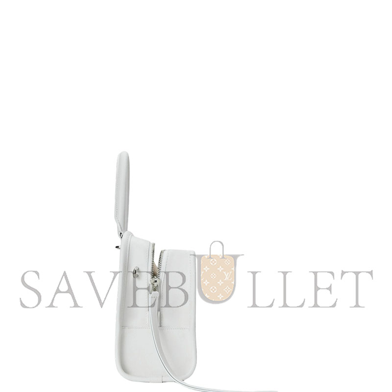 L0ew* small amazona 180 bag in soft calfskin white a039as0x01 (24.5*18.5*10cm)