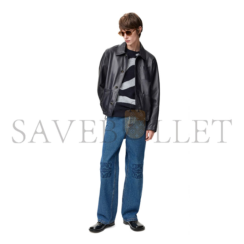 LOEWE ANAGRAM BAGGY JEANS IN DENIM H526Y11WA6