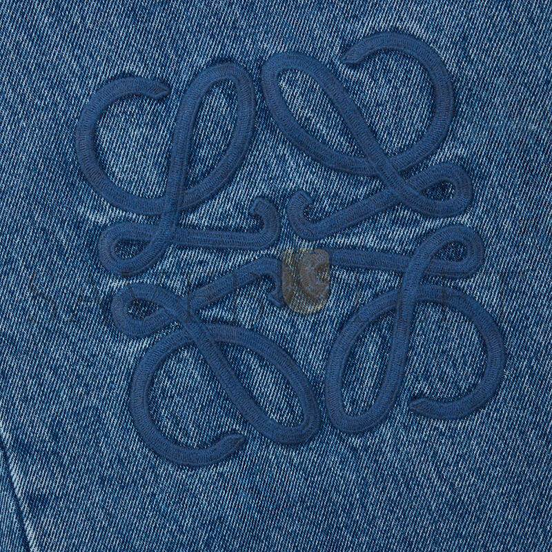 LOEWE ANAGRAM BAGGY JEANS IN DENIM H526Y11WA6