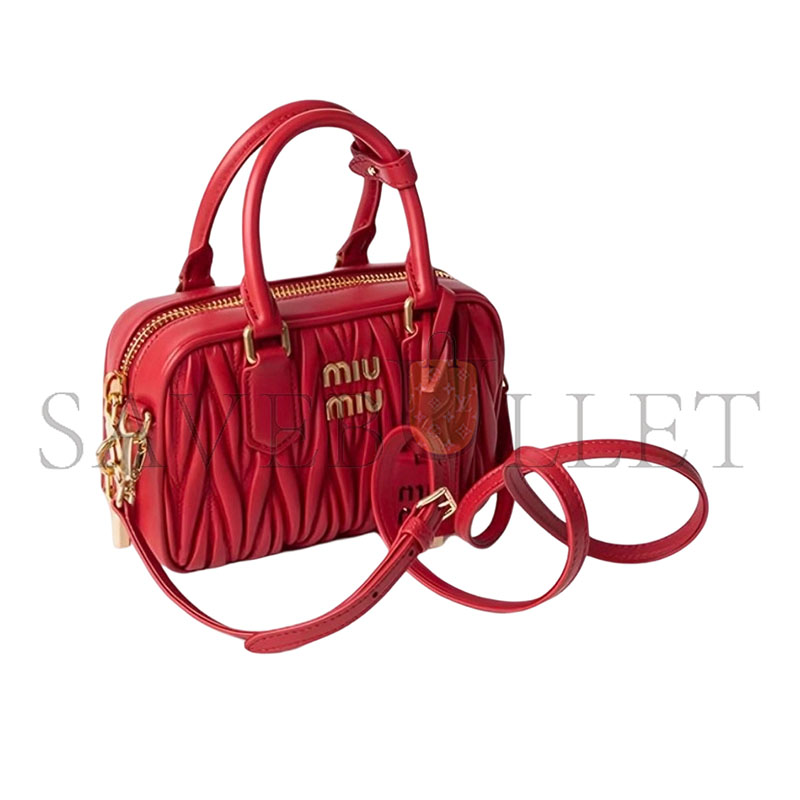 M1v M1v arcadie matelassÉ nappa leather bag 5bb123 (19*13*6cm)