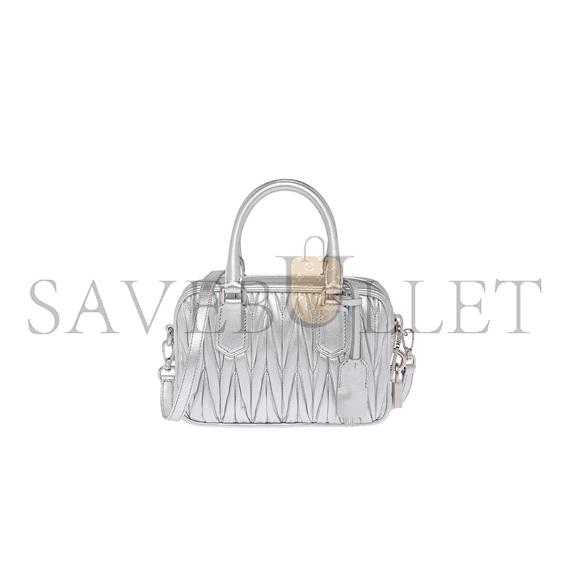 M1v M1v arcadie matelassÉ nappa leather bag 5bb123 (19*13*6cm)
