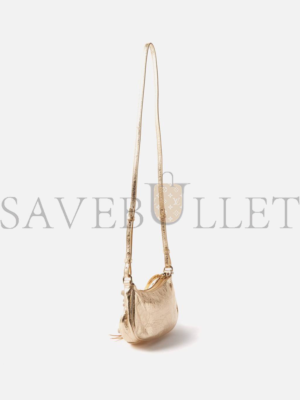 Ba*len*cia*ga gold le cagole studded leather shoulder bag matchesfashion us (22*11.7*5.2cm)