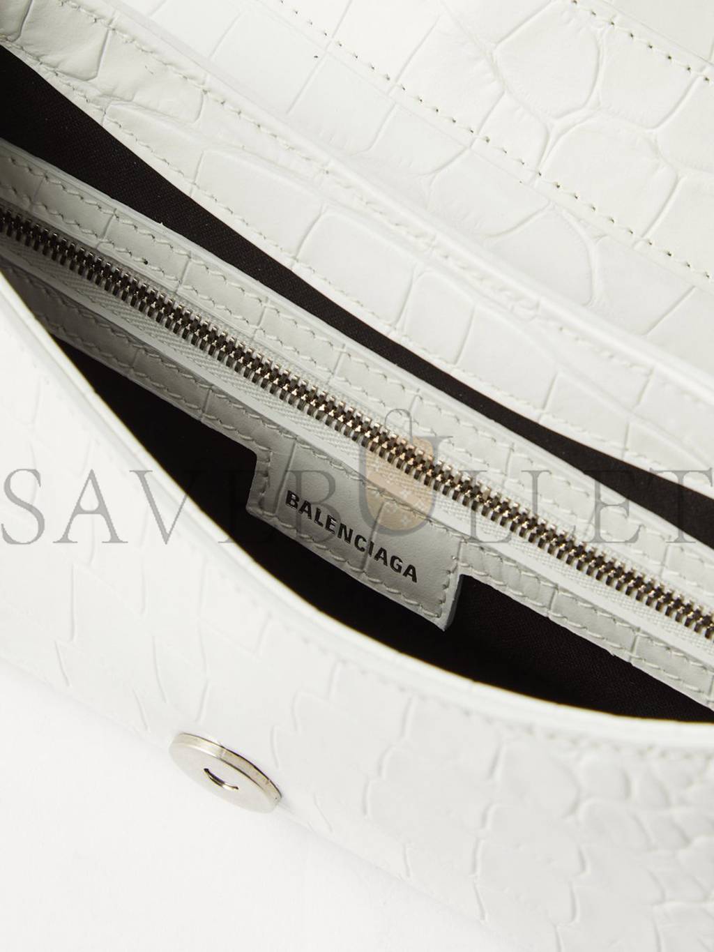Ba*len*cia*ga white lindsay s leather shoulder bag matchesfashion us (34.7*15.2*6cm)