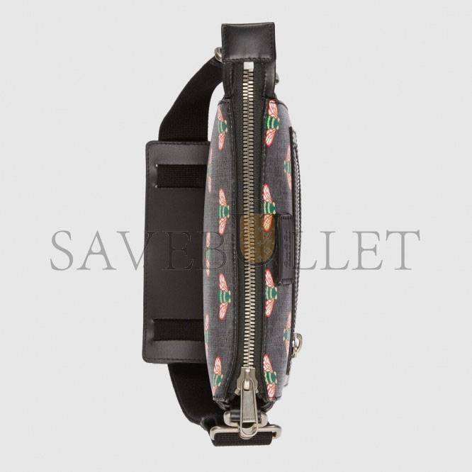 G*u*i bestiary messenger bag with bees 681021 (23.5*21*4.5cm)