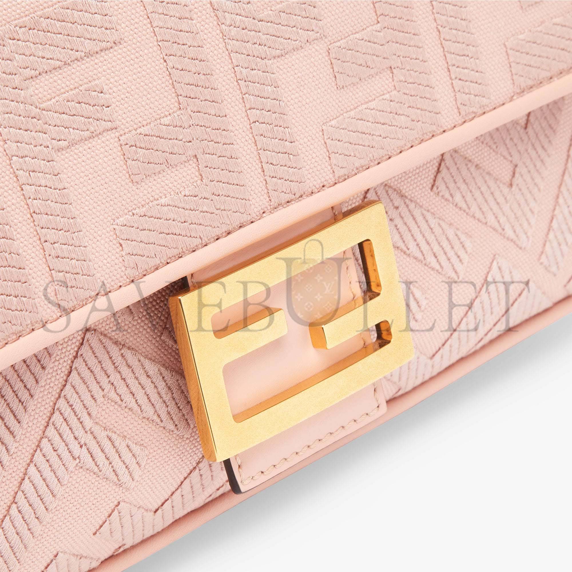 F**di baguette - pink ff canvas bag 8br600amcdf1j4a (27*15*6cm)