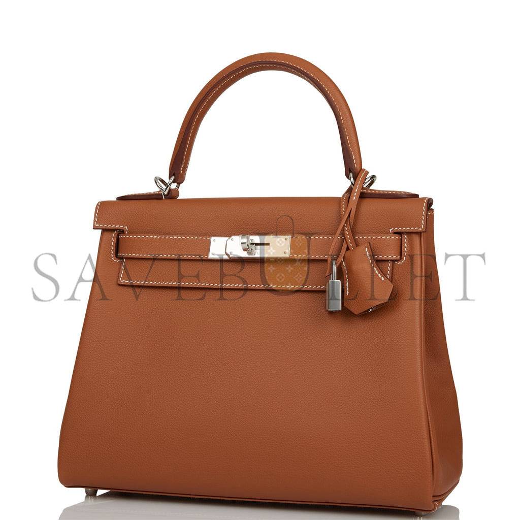 H**mes kelly retourne 28 gold evercolor palladium hardware (28*22*10cm)