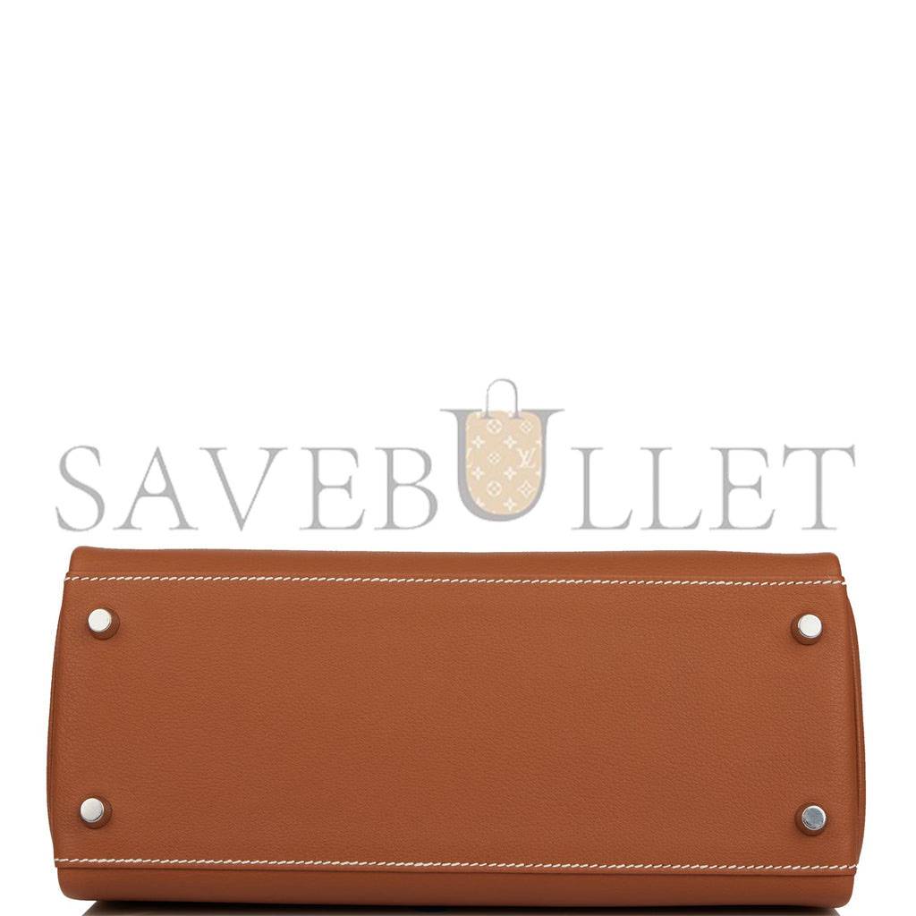H**mes kelly retourne 28 gold evercolor palladium hardware (28*22*10cm)