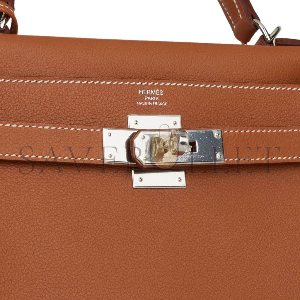 H**mes kelly retourne 28 gold evercolor palladium hardware (28*22*10cm)