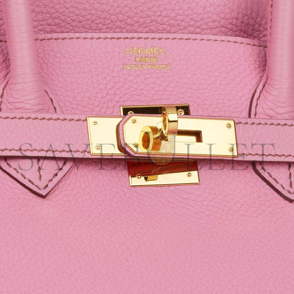 H**mes birkin 35 bubblegum togo gold hardware (35cm)