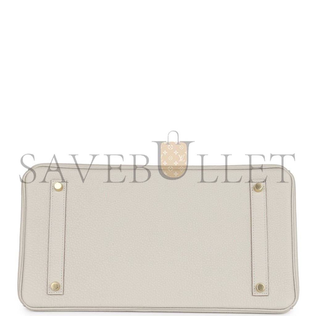 H**mes birkin 35 gris perle togo gold hardware 39891068813406 (35cm)
