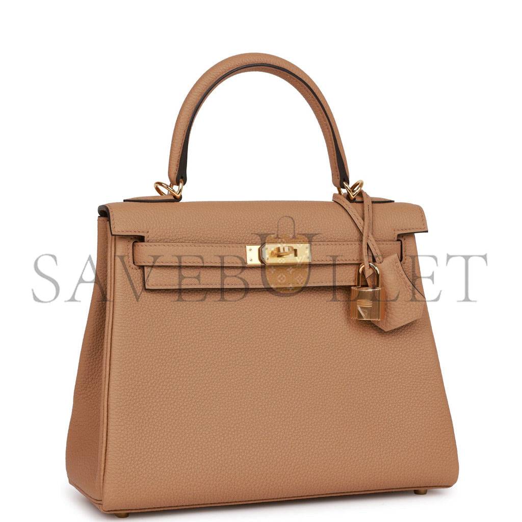 H**mes kelly retourne 25 chai togo gold hardware handmade (25*17*7cm)