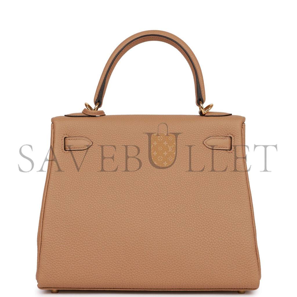 H**mes kelly retourne 25 chai togo gold hardware handmade (25*17*7cm)