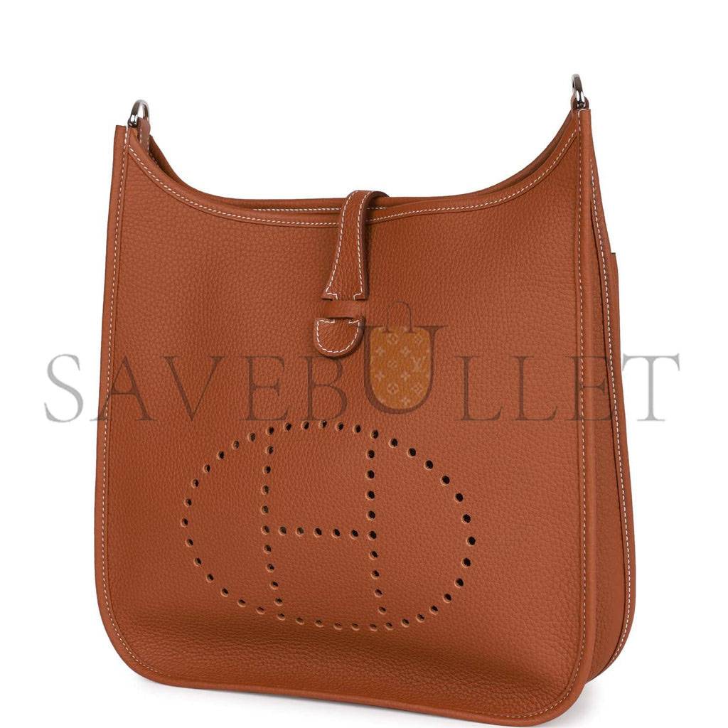 H**mes evelyne iii pm gold clemence palladium hardware (29*30*7cm)