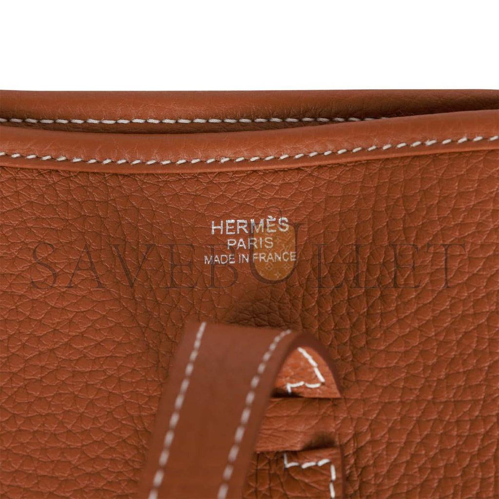 H**mes evelyne iii pm gold clemence palladium hardware (29*30*7cm)