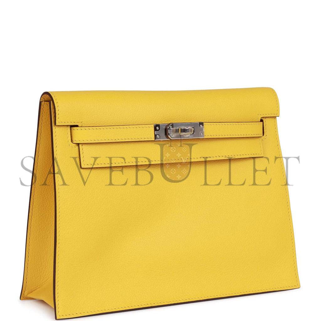H**mes kelly danse lime evercolor palladium hardware (22*16*7cm)
