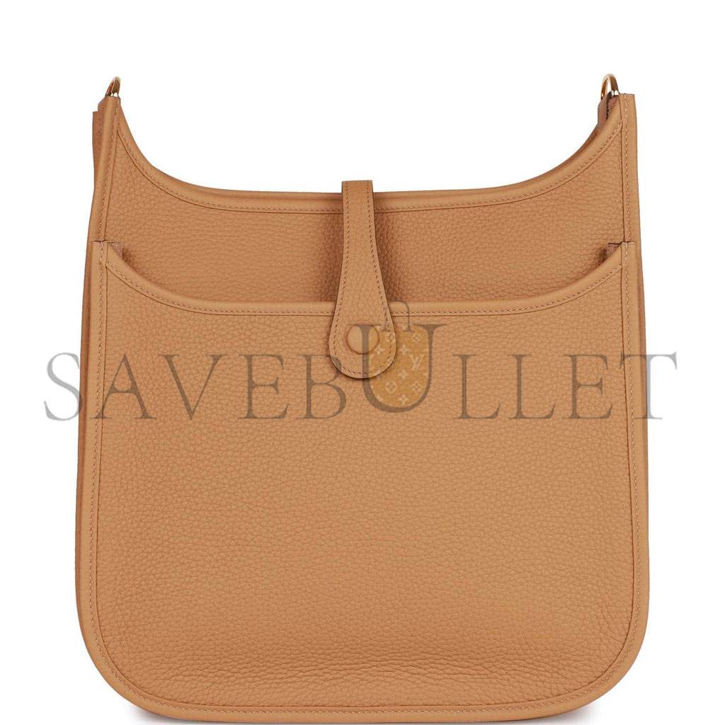 H**mes evelyne iii pm biscuit clemence gold hardware (29*30*7cm)