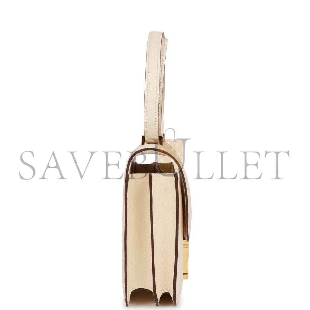 H**mes constance 18 nata epsom gold hardware 39830449946718 (18cm)