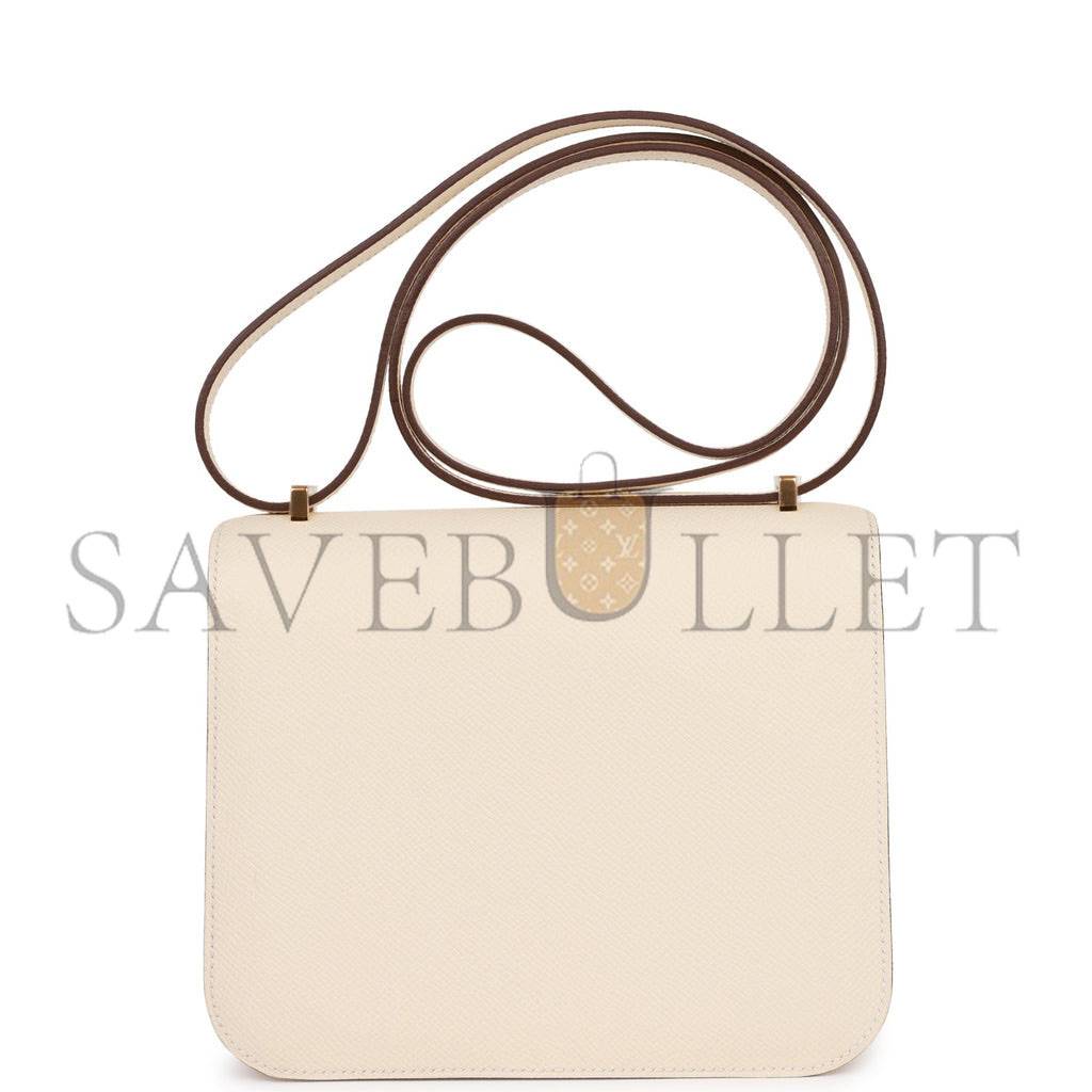 H**mes constance 18 nata epsom gold hardware 39830449946718 (18cm)