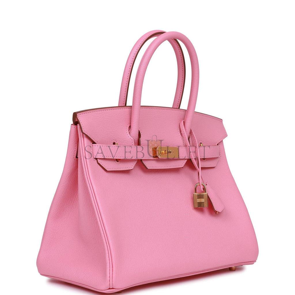 H**mes birkin 30 rose confetti chevre gold hardware (30cm)