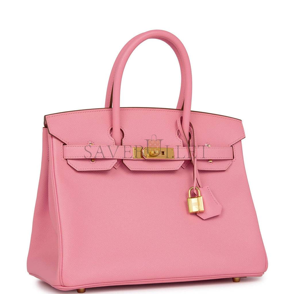 H**mes birkin 30 rose confetti epsom gold hardware (30cm)