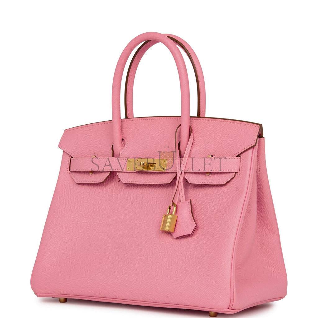 H**mes birkin 30 rose confetti epsom gold hardware (30cm)