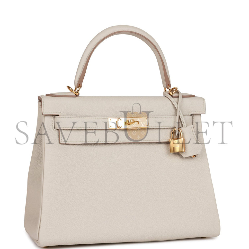 H**mes kelly retourne 28 beton togo gold hardware (28*22*10cm)