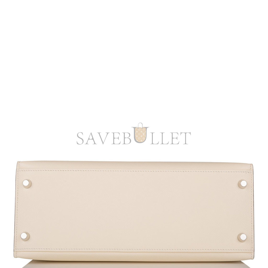 H**mes kelly sellier 28 nata verso epsom palladium hardware (28*22*10cm)