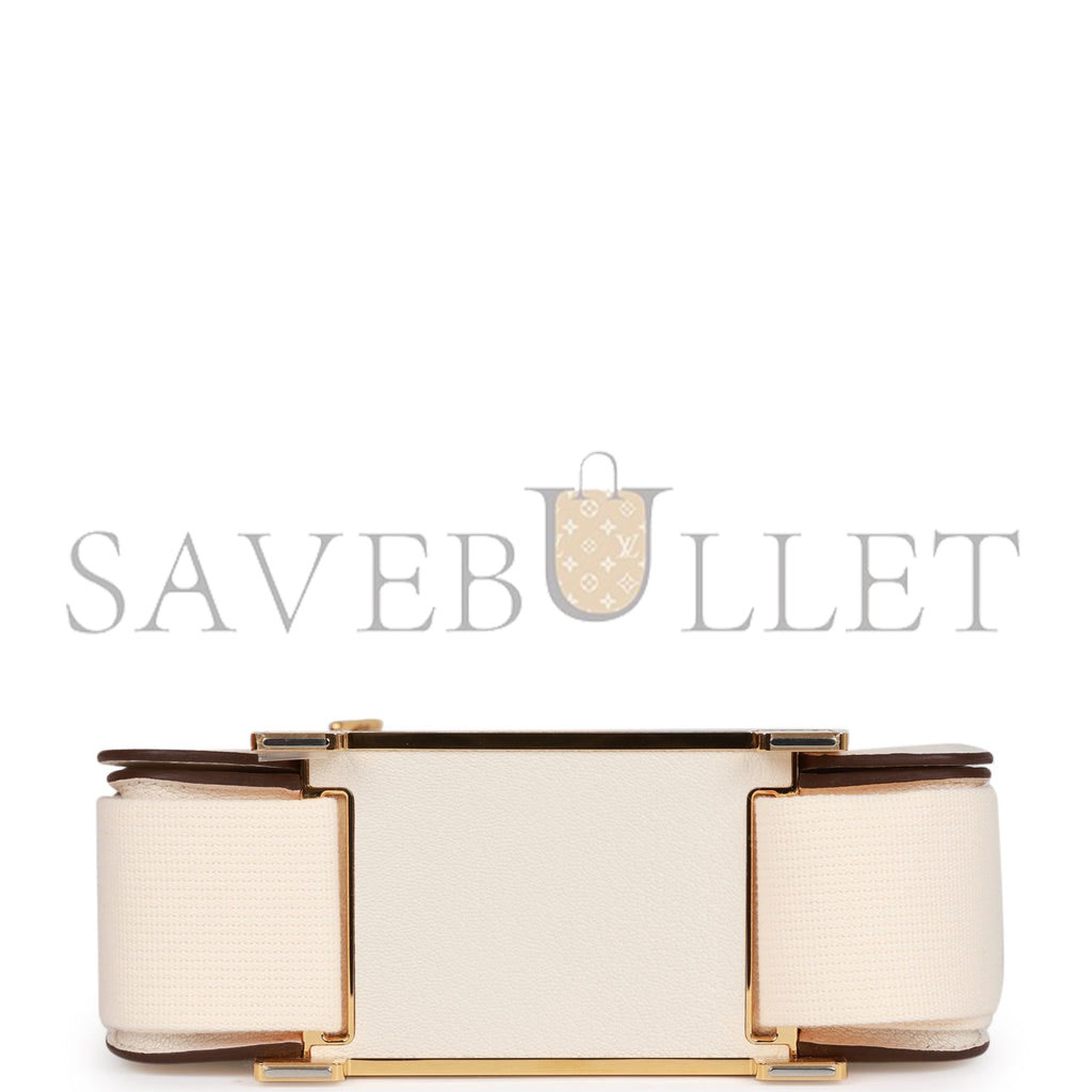 H**mes geta nata chevre gold hardware (20.3*14*6.4cm)