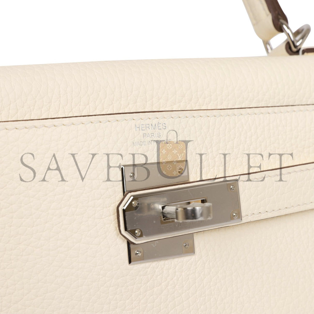 H**mes kelly retourne 28 nata clemence palladium hardware (28*22*10cm)