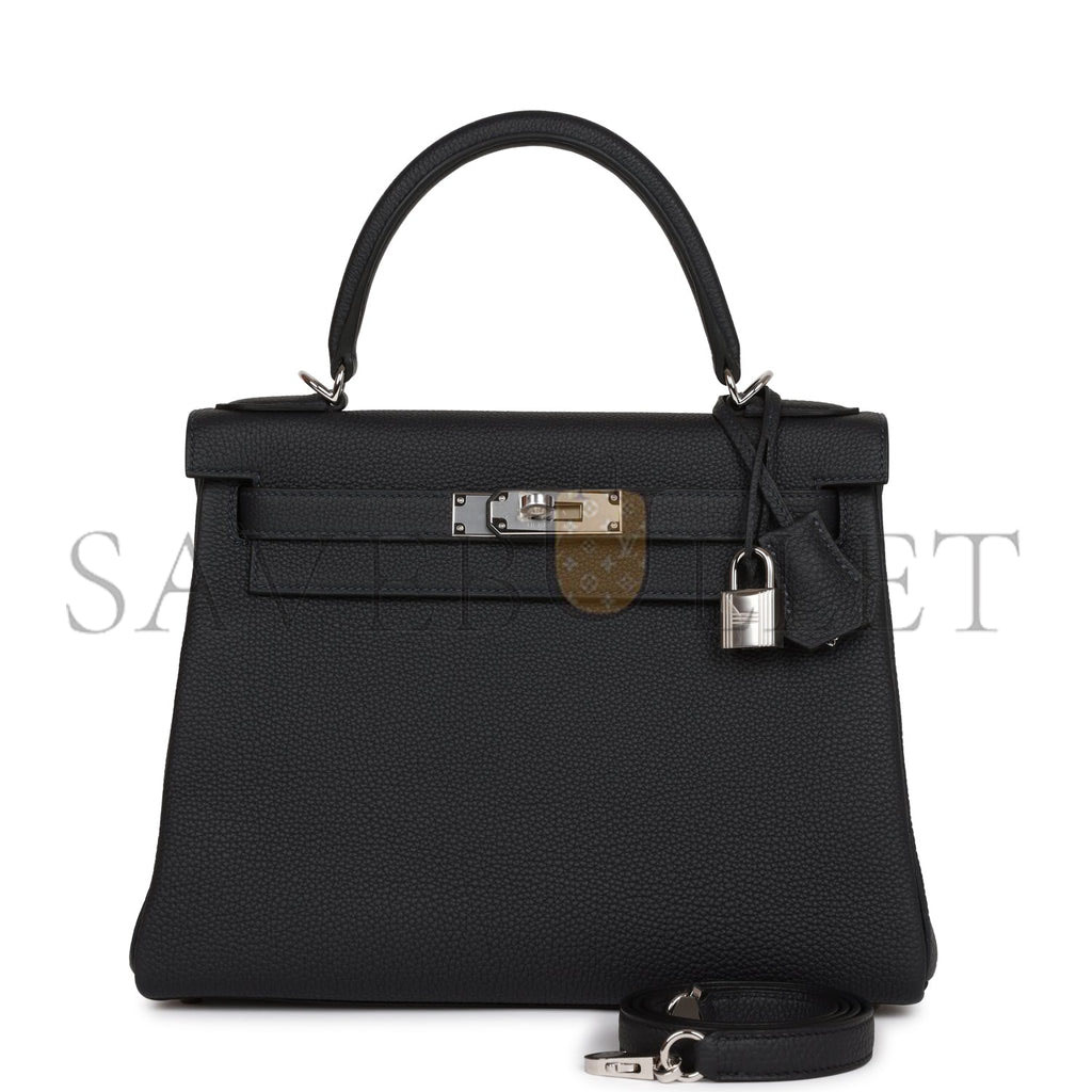 H**mes kelly retourne 28 caban togo palladium hardware (28*22*10cm)