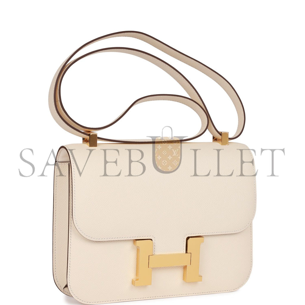 H**mes constance 24 nata epsom gold hardware 39857364795486 (24cm)