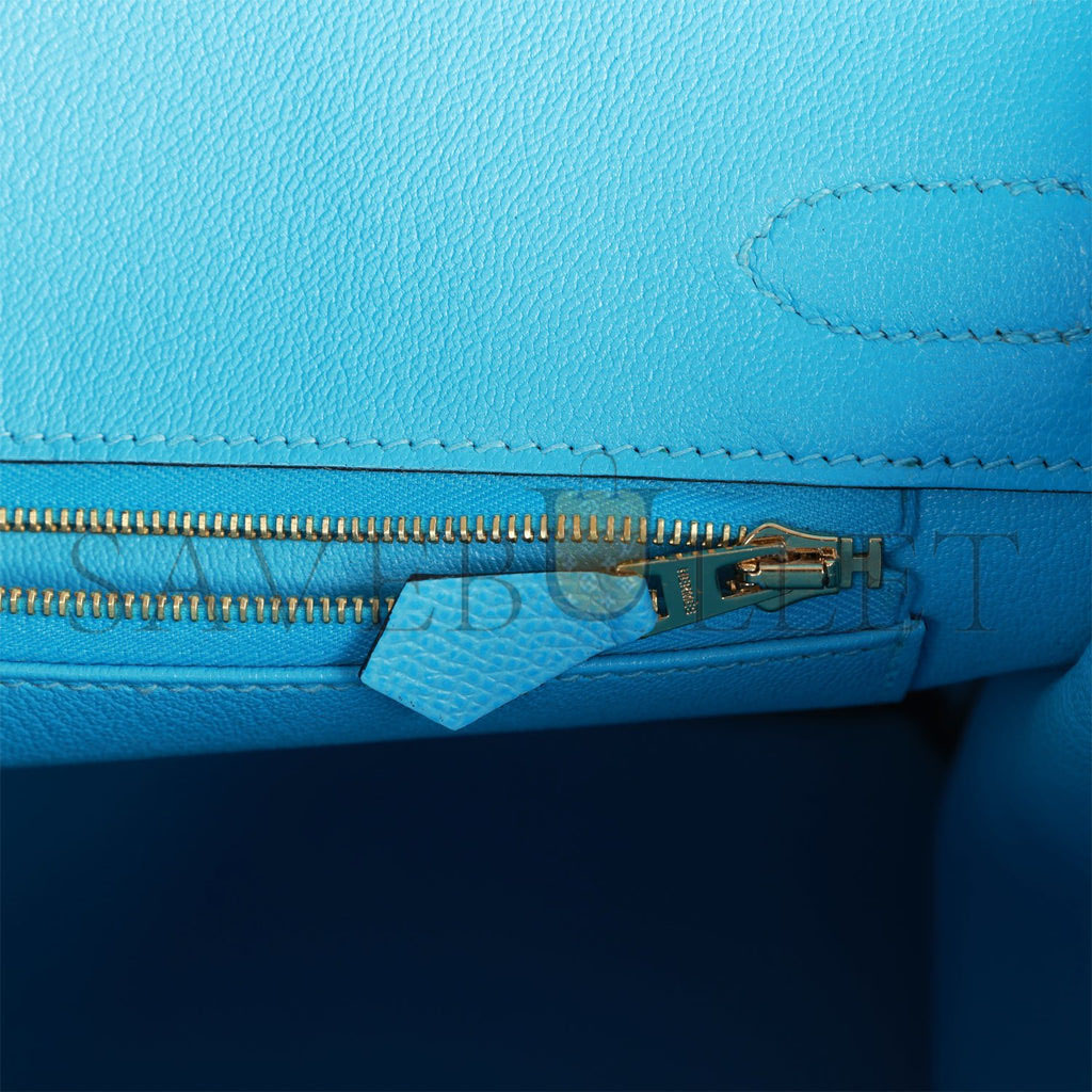 H**mes birkin 30 celeste epsom gold hardware (30cm)