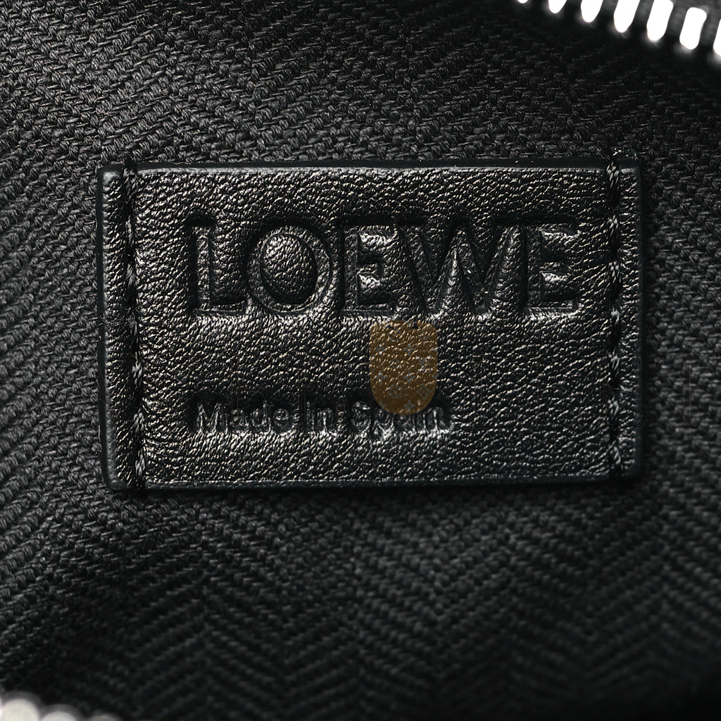 l*ew* S*pple smooth calfskin jacquard small cubi bag black (23*21*11cm)