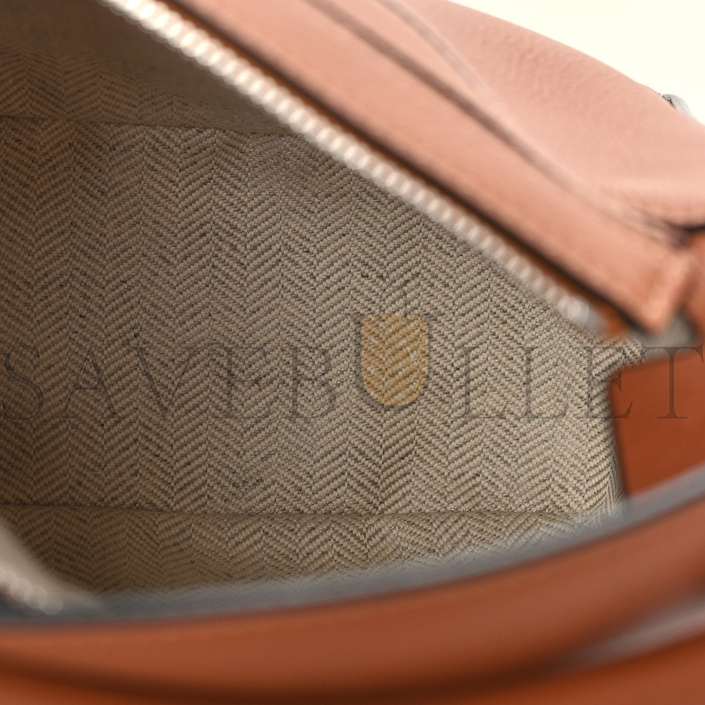 l*ew* calfskin mini puzzle bag tan (18*12.5*8cm)