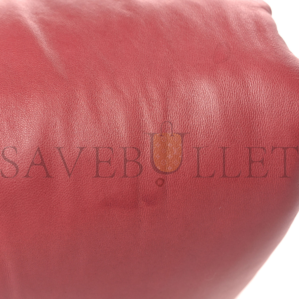 l*ew* lambskin goya puffer bag plumrose (23*18*10cm)