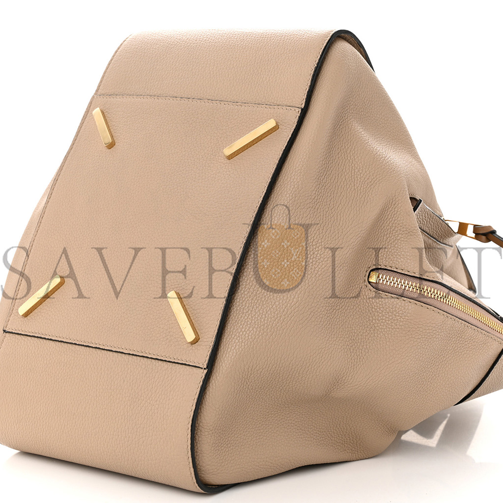 l*ew* calfskin medium hammock shoulder bag sand mink (32*30*17cm)