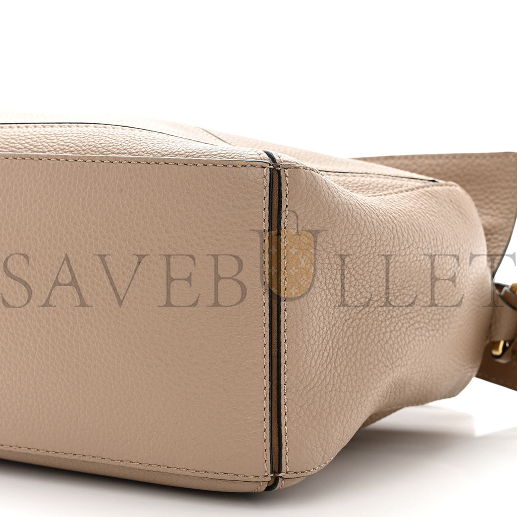 l*ew* grained calfskin small puzzle bag sand mink (24*16.5*10.5cm)