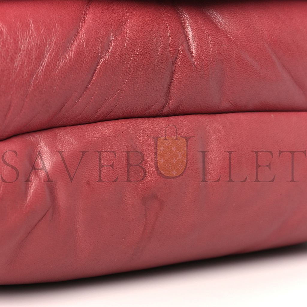 l*ew* lambskin goya puffer bag plumrose (23*18*10cm)