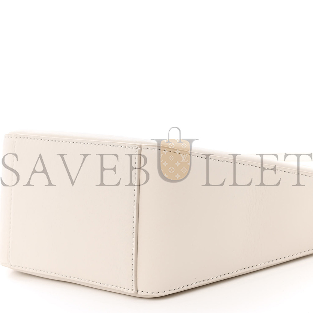 l*ew* calfskin mini hammock hobo soft white (17*17*10cm)