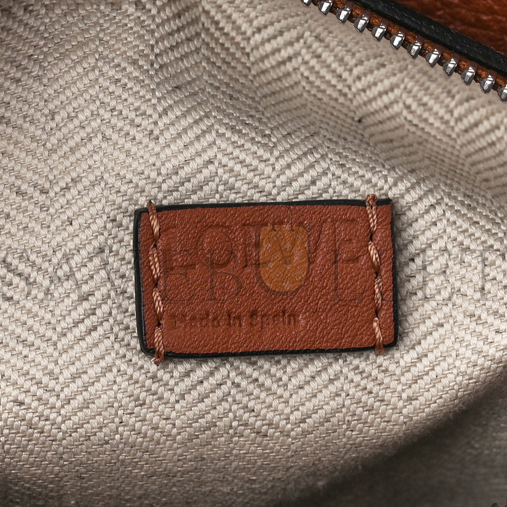 l*ew* calfskin mini puzzle bag tan (18*12.5*8cm)