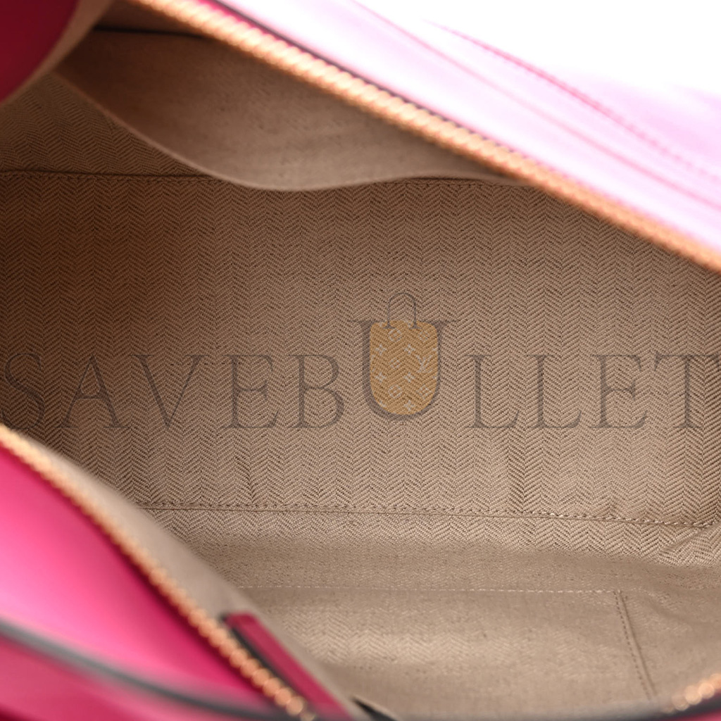 l*ew* calfskin medium puzzle bag fuchsia (29*18*12cm)