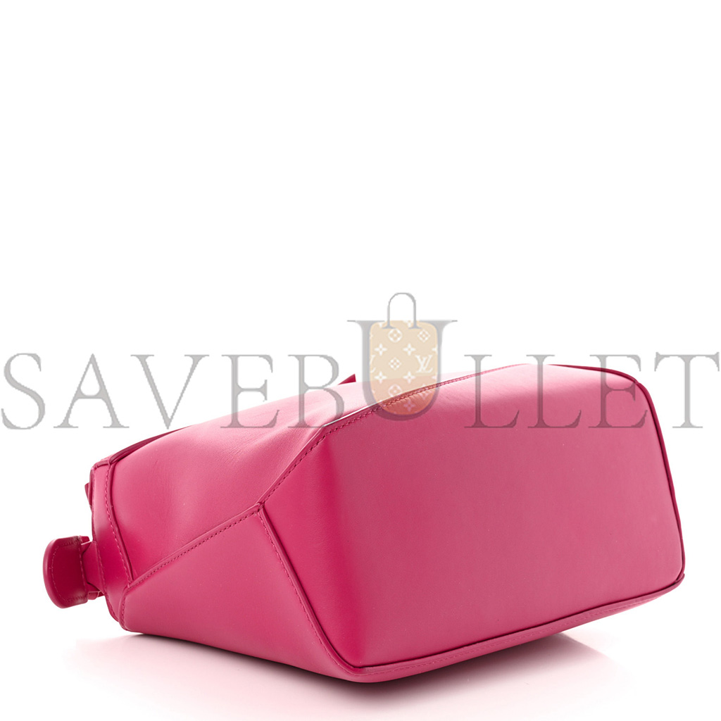l*ew* satin calfskin monoCh*0me small puzzle edge bag ruby red glaze (24*16.5*10.5cm)