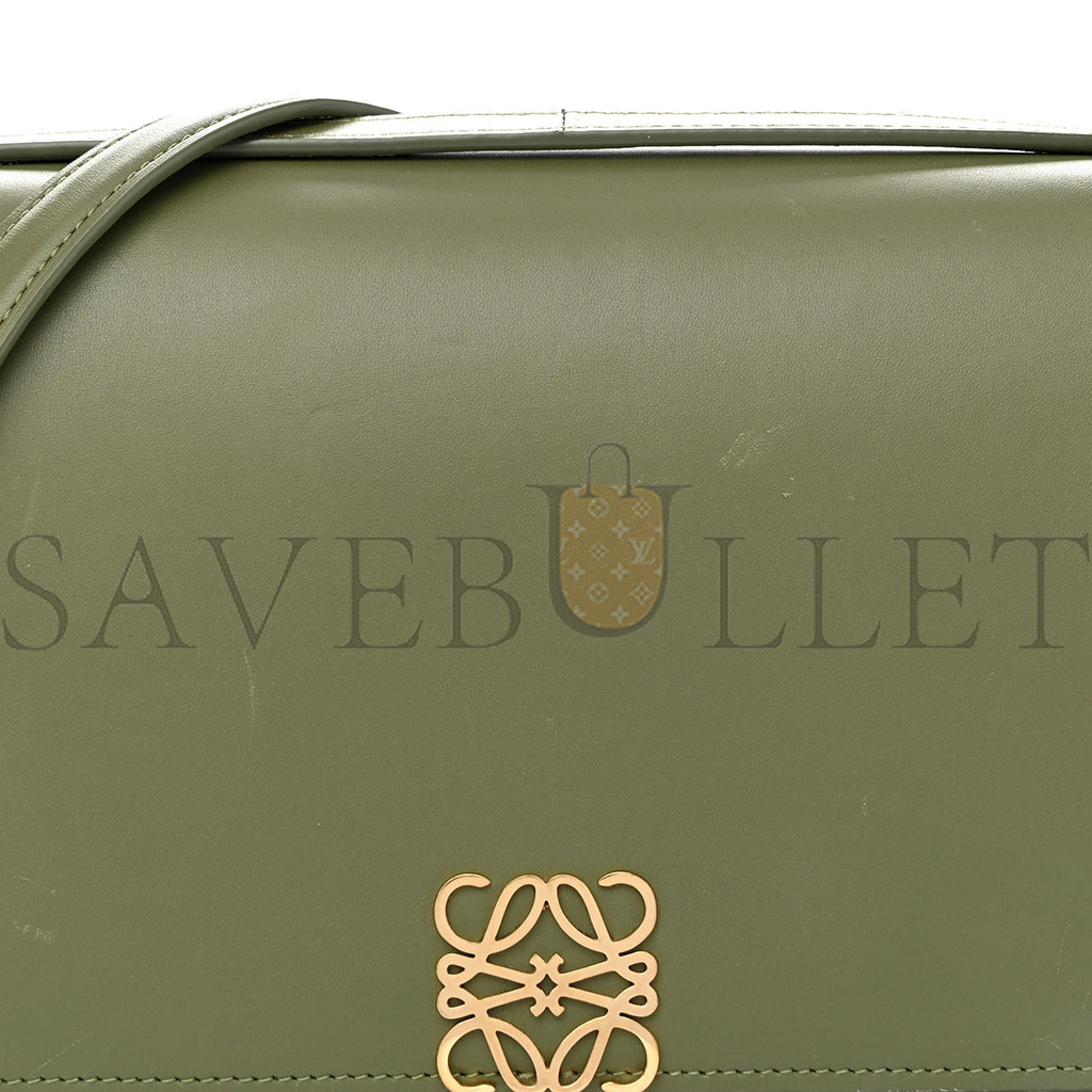 l*ew* silk calfskin goya bag avocado (22*15*7cm)