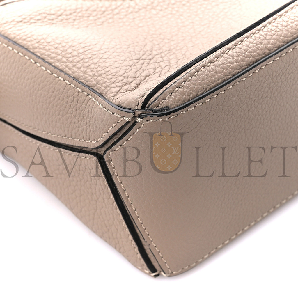 l*ew* calfskin mini puzzle bag sand mink (18*12.5*8cm)