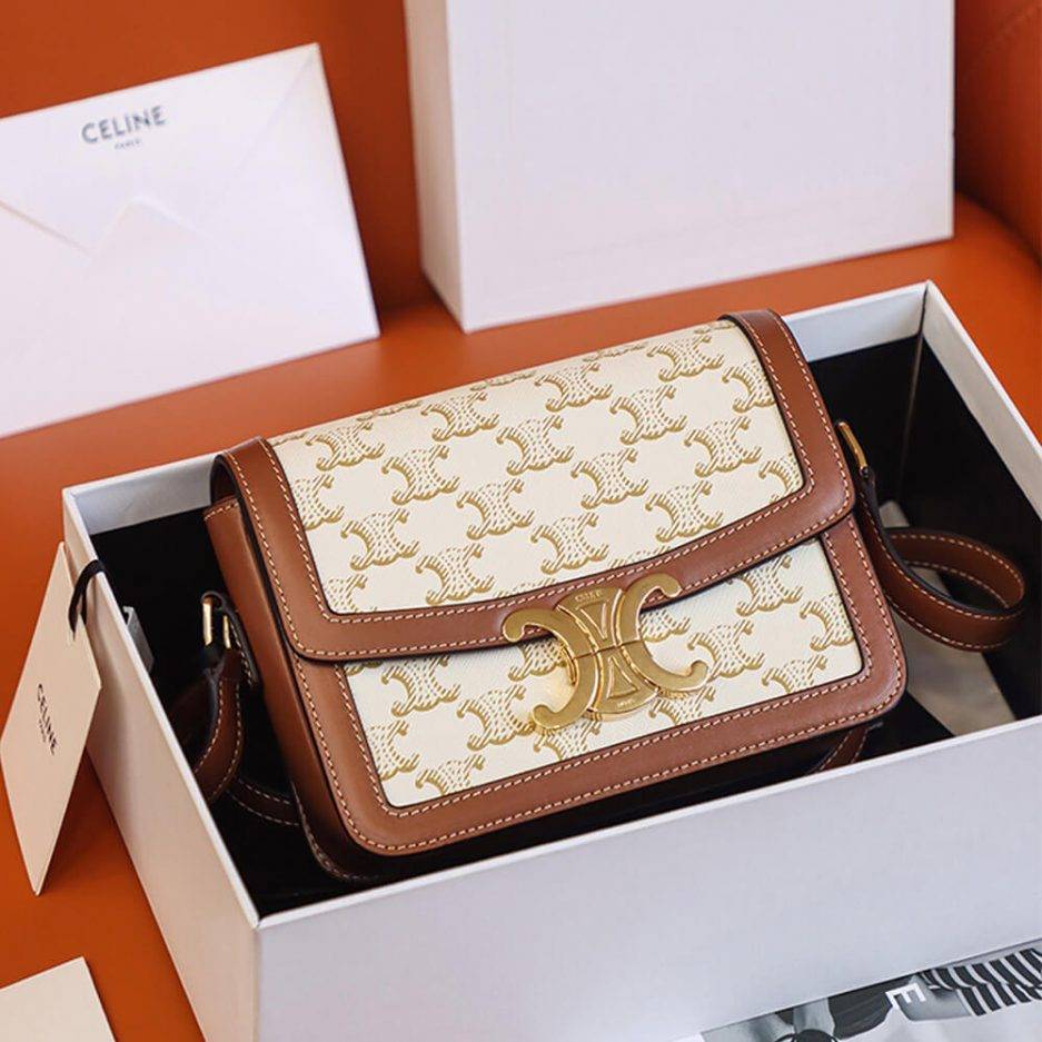 Ce**e teen triomphe bag 188882bz4.01bc (18.5*14*6cm)