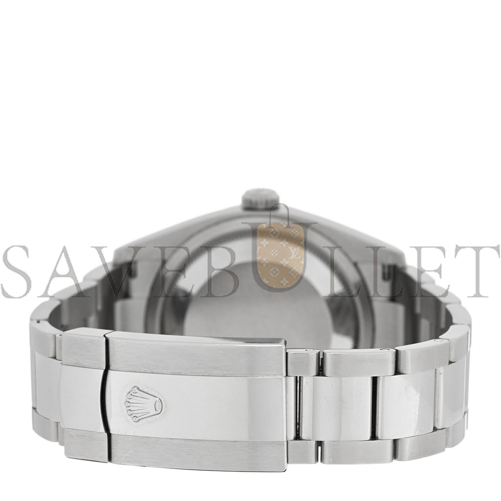 R*l*x stainless steel 36mm oyster perpetual wimbledon datejust watch slate 126200