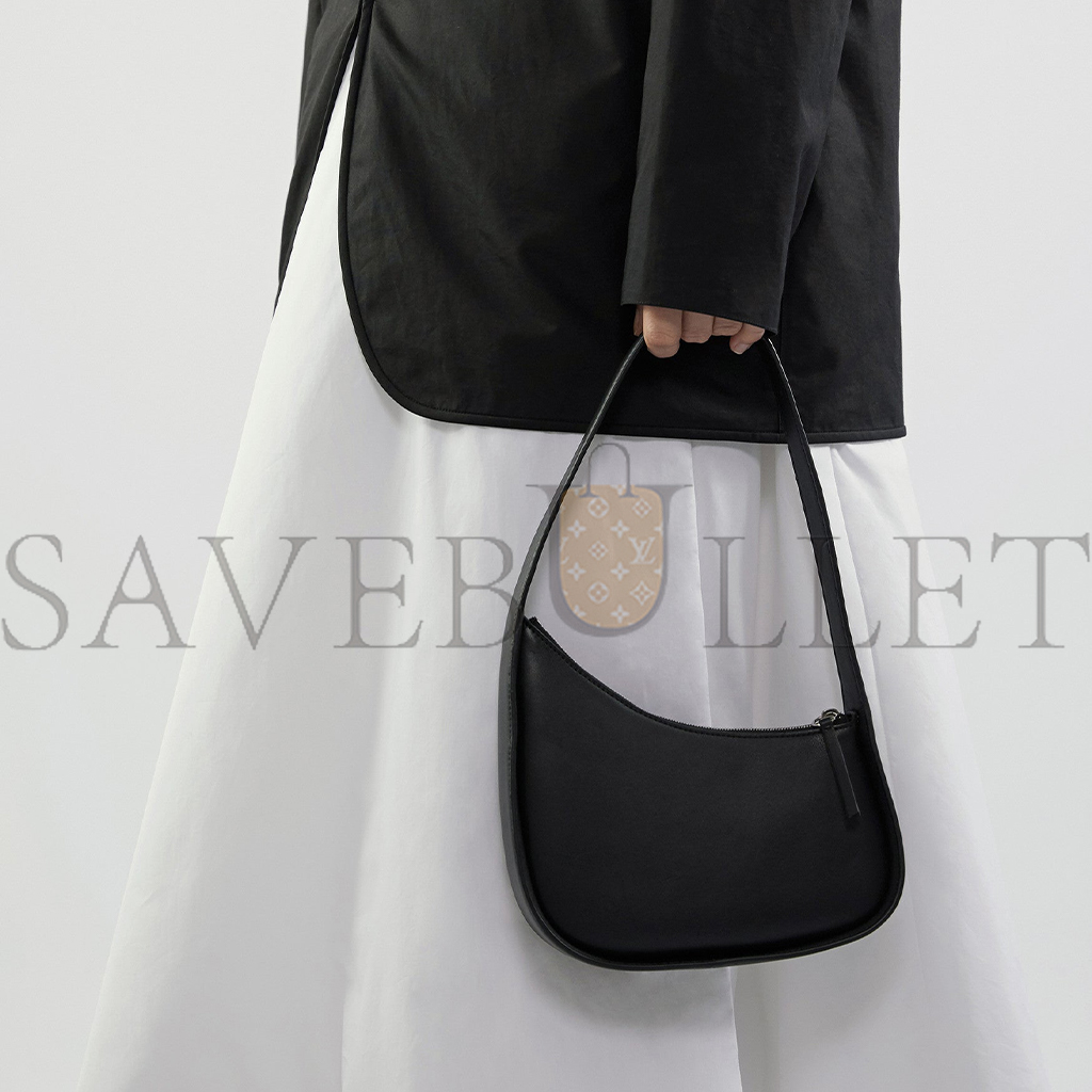 T*e R*w half moon bag in leather black w1249l52blpl (34*20*6cm)